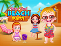 Logħba Party Baby Hazel Beach onlajn