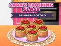 Logħba Sara’s Cooking Class Rotolo tal-Ispinaċi  onlajn