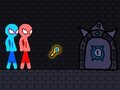 Logħba Ħabel Stickman aħmar u blu  onlajn