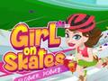 Logħba Tifla fuq skates: qawwa tal-fjuri onlajn