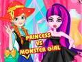 Logħba Princess vs Mostru Girl  onlajn