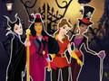 Logħba Princesses Halloween Night onlajn