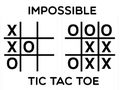 Logħba Impossibbli tic tac toe  onlajn