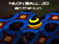 Logħba Neon Ball 3d fuq il-ġirja  onlajn