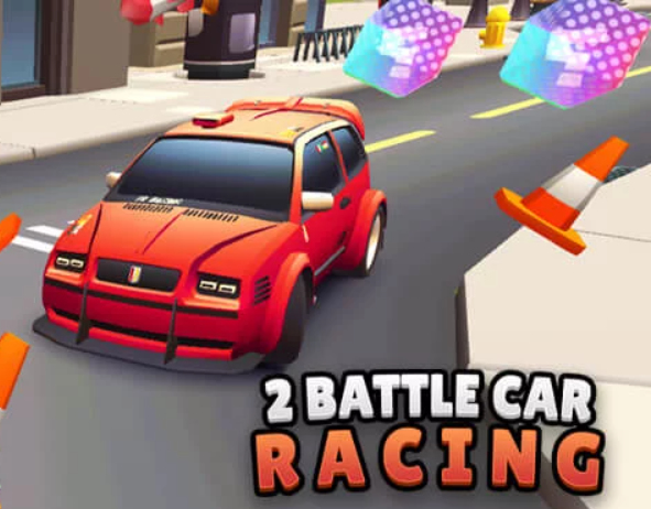 Logħba 2 Player Battalja Car Racing  onlajn