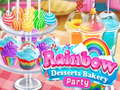 Logħba Rainbow Deserts Bakery Party onlajn
