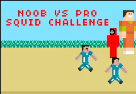 Logħba Noob vs Pro Squid Challenge onlajn