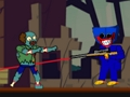 Logħba Huggy wuggy vs zombies onlajn