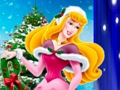 Logħba Princess Aurora Christmas Sweater Dress Up onlajn
