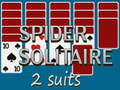 Logħba Spider Solitaire 2 Suits onlajn