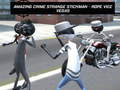 Logħba Kriminalità tal-għaġeb Strange Stickman Rope Vice Vegas onlajn