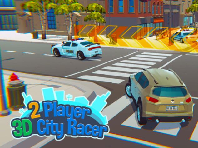Logħba 2 Player 3D City Racer onlajn