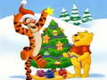 Logħba Winnie the Pooh Jigsaw Puzzle tal-Milied  onlajn
