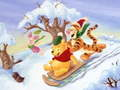 Logħba Winnie the Pooh Christmas Jigsaw Puzzle 2 onlajn