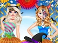 Logħba Sister Princess Trick or Treat onlajn