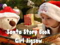Logħba Jigsaw Girl Book Story Santa  onlajn