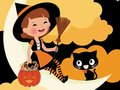Logħba Puzzle Little Witch onlajn