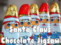 Logħba Jigsaw taċ-ċikkulata ta' Santa Claus  onlajn