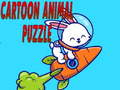 Logħba Cartoons Annimali Puzzle  onlajn