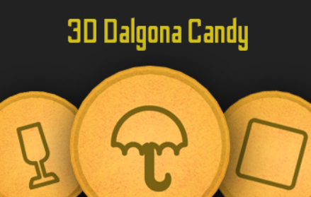 Logħba 3D Dalgona kandju  onlajn