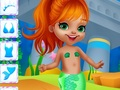 Logħba Doll Doll tal-Karta Mermaid Dress Up onlajn