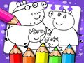 Logħba Ktieb tal-kulur ta' Peppa Pig  onlajn