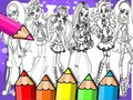 Logħba Ktieb tal-Kuluri Monster High  onlajn