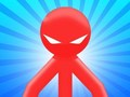 Logħba Red Stickman vs Monster School onlajn