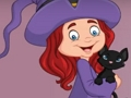Logħba G2E Ħarba Happy Witch Girl And Cat Room Room  onlajn