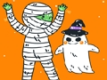 Logħba Monsters ta 'Halloween Jigsaw onlajn