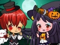 Logħba Halloween Chibi Koppja  onlajn
