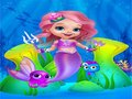 Logħba Ħelu Mermaid Girl Dress Up  onlajn