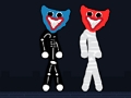 Logħba Stickman Huggy Creepy Holiday  onlajn