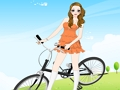 Logħba Dressup Girl Bicycle  onlajn