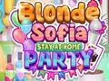 Logħba Blonde Sofia Ibqa 'f'Dar Party  onlajn