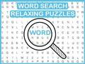 Logħba Tfittxija tal-Kelma Puzzles Rilassanti  onlajn