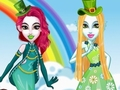 Logħba Green vs Rainbow Fashion Battle onlajn