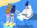 Logħba Girl Surfer 3d onlajn