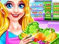 Logħba Tindif Girl Supermarket  onlajn