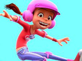 Logħba Mini Beat Power Rockers: Power Skate ma' Dolores  onlajn