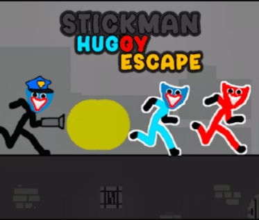 Logħba Stickman Huggy Escape onlajn