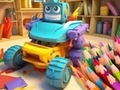 Logħba Ktieb tal-kulur: Robot tal-Karozza li Jitrasforma  onlajn