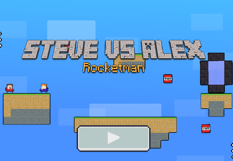 Logħba Steve vs Alex Rocketman onlajn