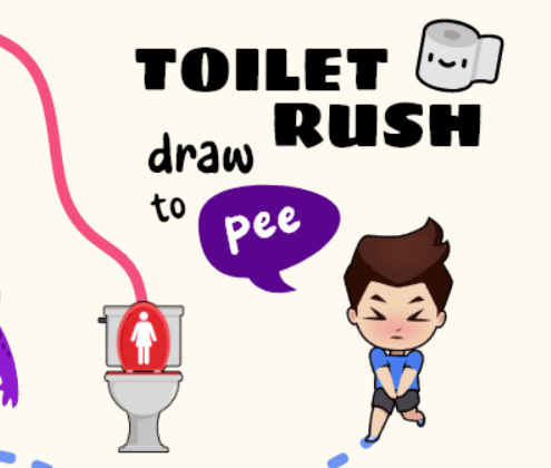 Logħba Toilet Rush: Iġbed Biex Pee  onlajn