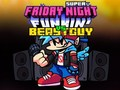 Logħba Super Friday Night Funkin vs Beast Guy  onlajn