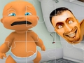 Logħba Skibidi toilet jigsaw puzzles onlajn