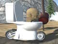 Logħba Skibidi toilet Moto Bike Racing 2 onlajn