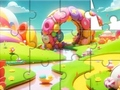 Logħba Puzzle Jigsaw: Candy World onlajn