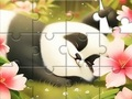 Logħba Jigsaw Puzzle: Panda irqad  onlajn