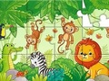 Logħba Jigsaw Puzzle: Annimali Fil-ġungla  onlajn